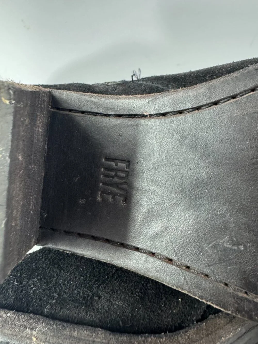FRYE Women’s Alton Chelsea Ankle Boots Black Leather Block Heels Boho Western 10